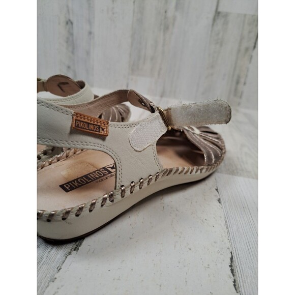 PIKOLINOS Metallic Silver Sandals - Picture 8 of 16